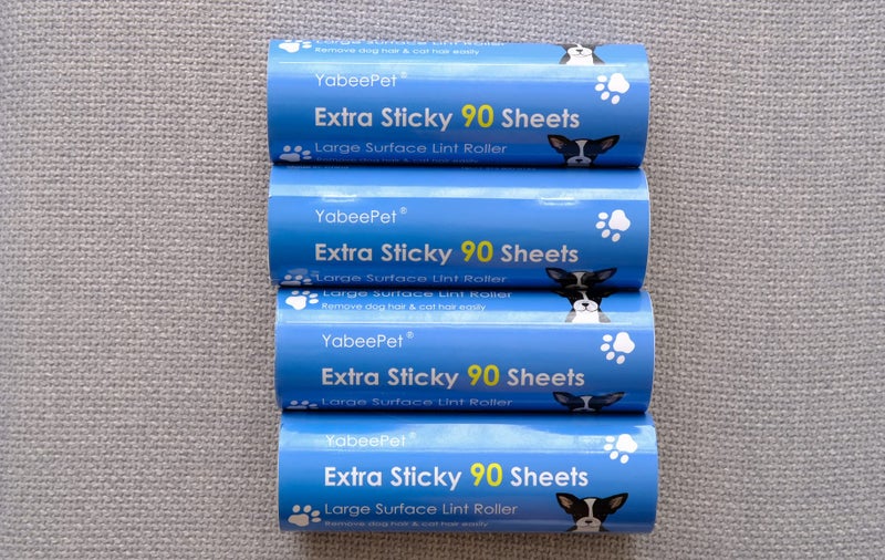 YabeePet 4-Pack Lint Roller Refills - 6.3 inch Width, 90 Sheets per Roll (360 Sheets Total) - Image 5